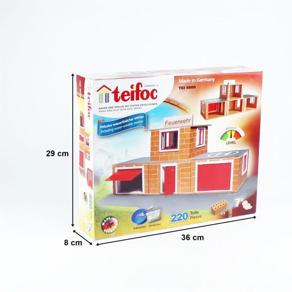 İtfaiye BinasıTuğla Maketi, Teifoc 4800 - Görsel 5