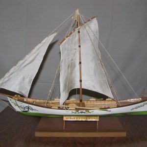 1/16 İzmir Kayığı Ahşap Tekne Kiti, Tersane Model 003
