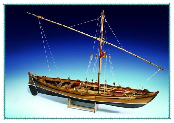 1/16 Balina Av Kayığı Ahşap Tekne Maketi, Tersane Model 006 - Görsel 3