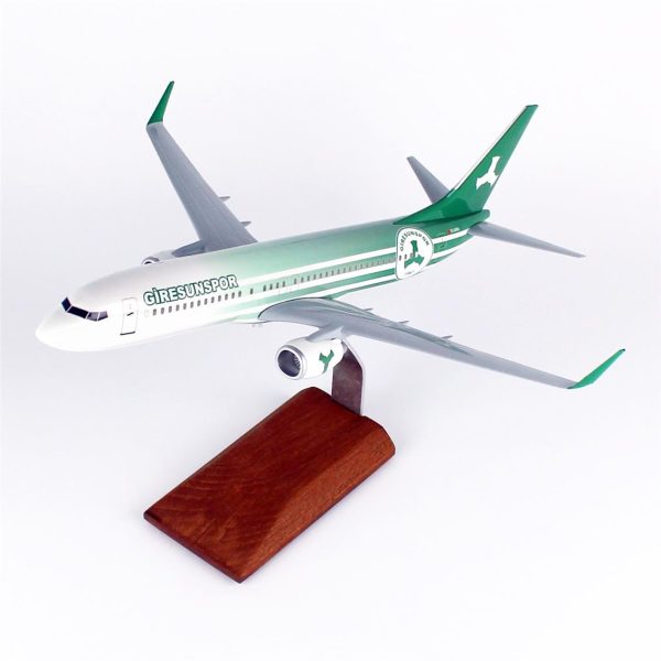 1/100 Giresun Spor Logolu B737-800 Yolcu Uçağı Modeli - Görsel 2