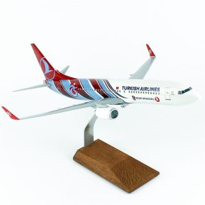 1/100 Trabzon Spor Logolu B737-800 Yolcu Uçağı Modeli