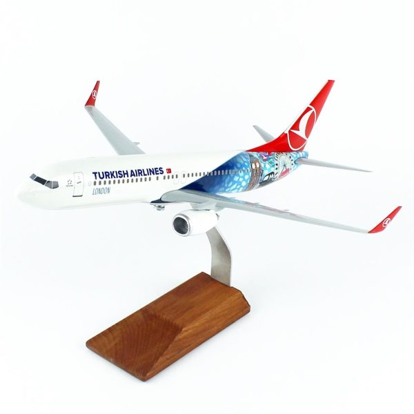 1/100 London Logolu B737-800 Yolcu Uçağı Modeli - Görsel 2