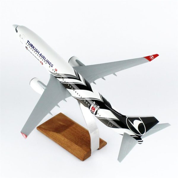1/100 Beşiktaş Logolu B737-800 Yolcu Uçağı Maketi - Görsel 3