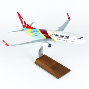 1/100 Aston Villa Logolu B737-800 Yolcu Uçağı Modeli