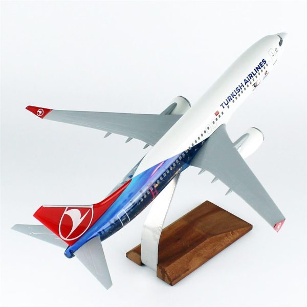 1/100 Cezayir Logolu B737-800 Yolcu Uçağı Modeli - Görsel 4