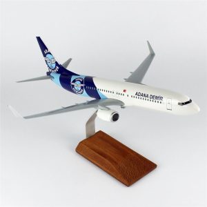 1/100 Adana Demir Spor Logolu B737-800 Yolcu Uçağı Modeli