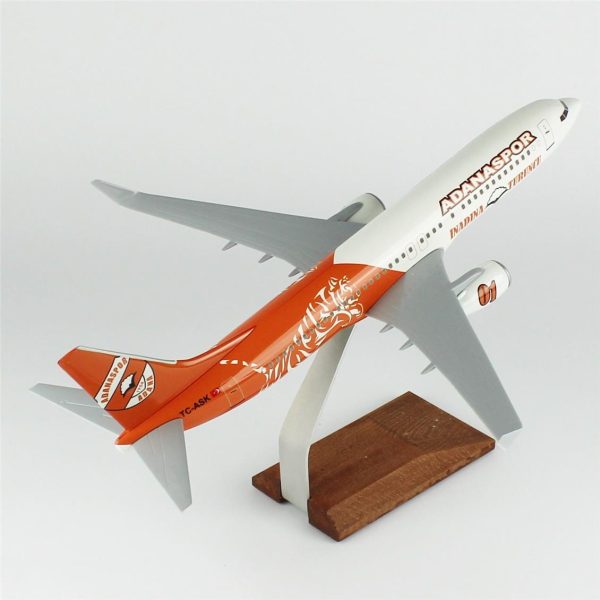 1/100 Adana Spor Logolu B737-800 Yolcu Uçağı Modeli - Görsel 4