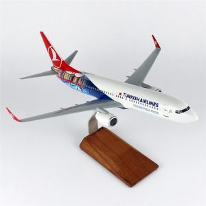 1/100 San Francisco Logolu B737-800 Yolcu Uçağı Modeli