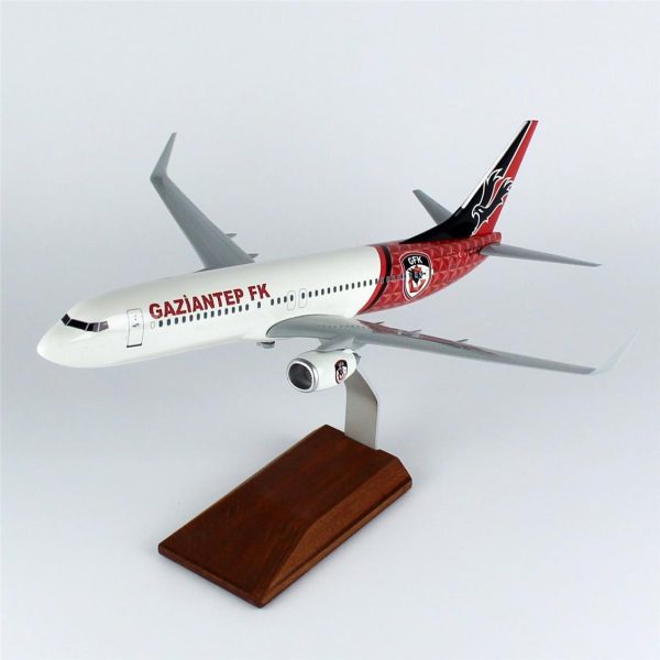 1/100 Gaziantep Spor Logolu B737-800 Yolcu Uçağı Modeli - Görsel 2