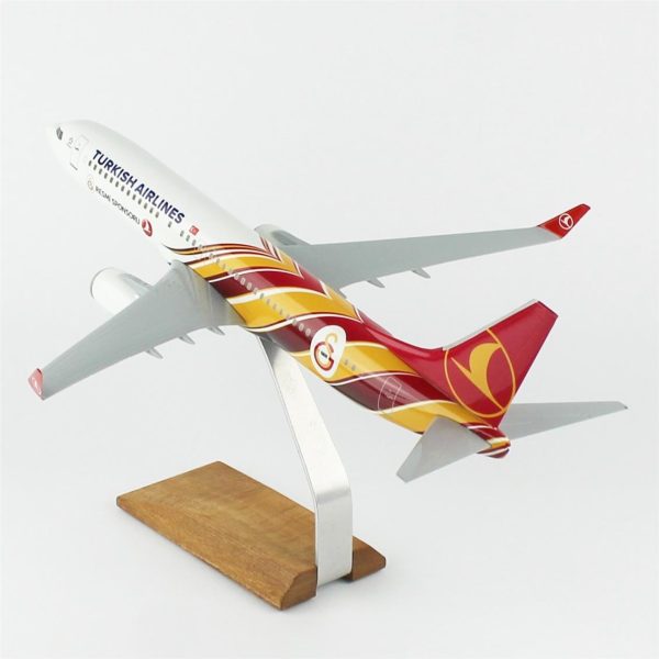 1/100 Galatasaray Spor Klübü B737-800 Yolcu Uçağı Modeli - Görsel 3