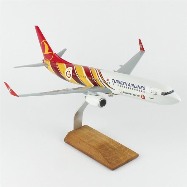 1/100 Galatasaray Spor Klübü B737-800 Yolcu Uçağı Modeli