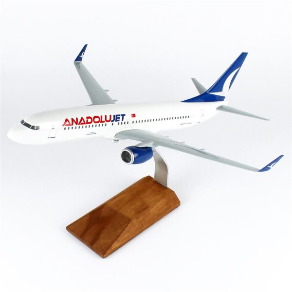 1/100 Anadolu Jet B737-800 Yolcu Uçağı Modeli - Görsel 2