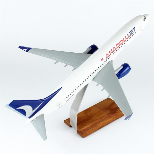 1/100 Anadolu Jet B737-800 Yolcu Uçağı Modeli - Görsel 4