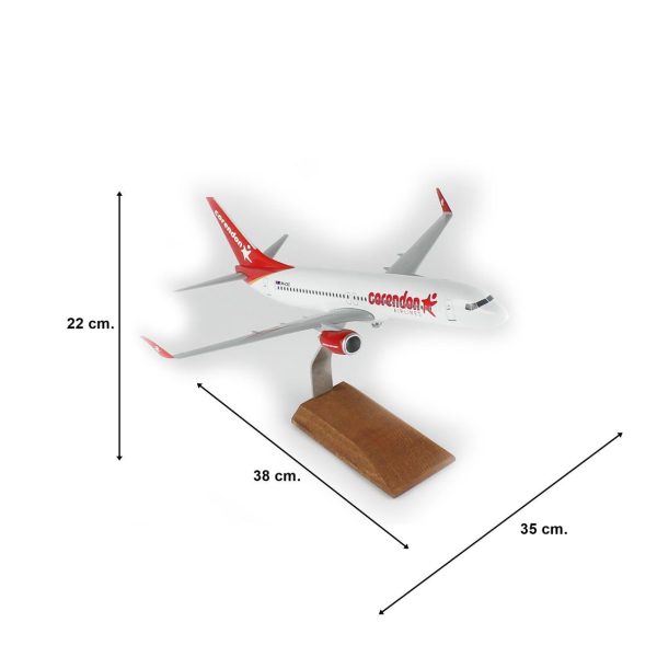1/100 Corendon Airlines B737-800 Yolcu Uçağı Modeli - Görsel 5
