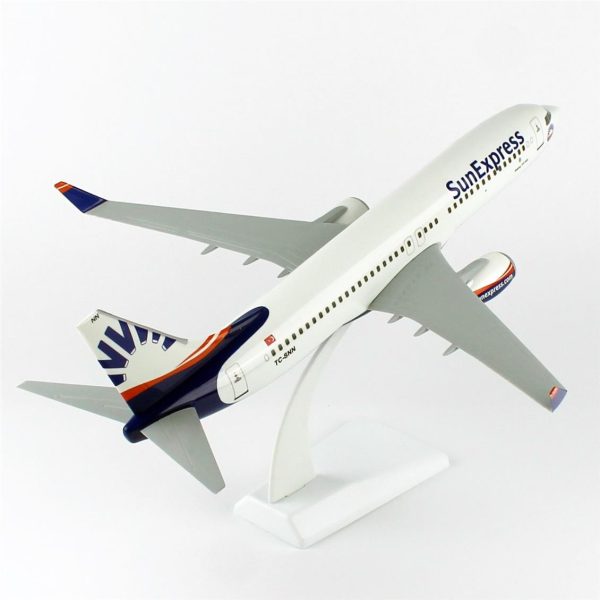 1/100 Sun Express B737-800 Yolcu Uçağı Hazır Standlı Modeli - Görsel 4