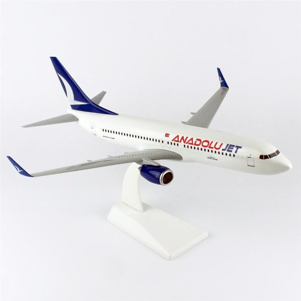 1/100 Anadolu Jet B737-800 Yolcu Uçağı Hazır Standlı Modeli