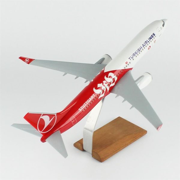 1/100 Stutgard Logolu B737-800 Yolcu Uçağı Modeli - Görsel 4