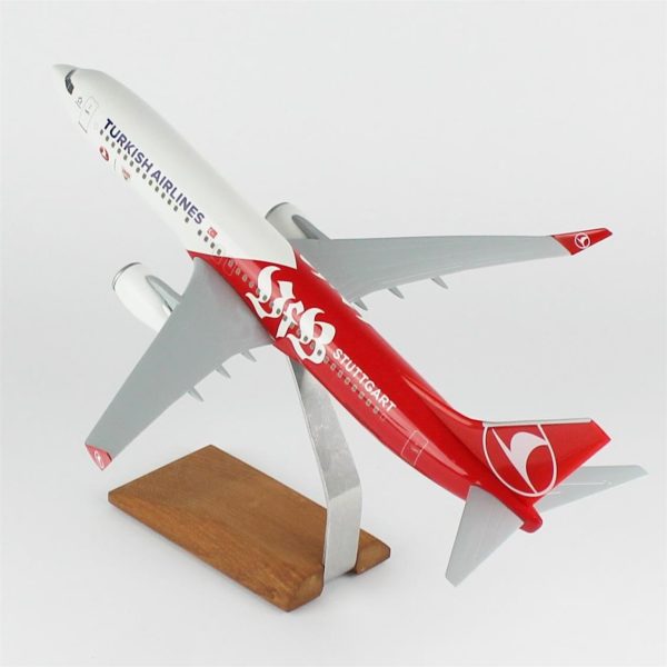 1/100 Stutgard Logolu B737-800 Yolcu Uçağı Modeli - Görsel 3