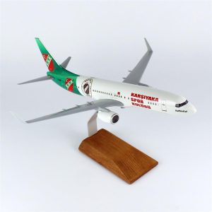 1/100 Karşıyaka Spor Logolu B737-800 Yolcu Uçağı Modeli