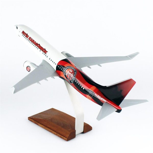 1/100 Fatih Karagümrük Spor B737-800 Yolcu Uçağı Modeli - Görsel 3