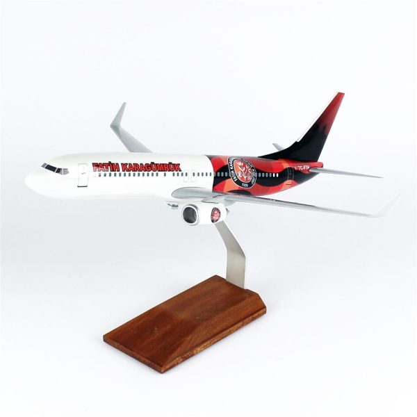 1/100 Fatih Karagümrük Spor B737-800 Yolcu Uçağı Modeli - Görsel 2