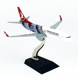 1/250 Trabzonspor Logolu Boeing B737-800 Küçük Yolcu Uçağı Modeli, THY 054