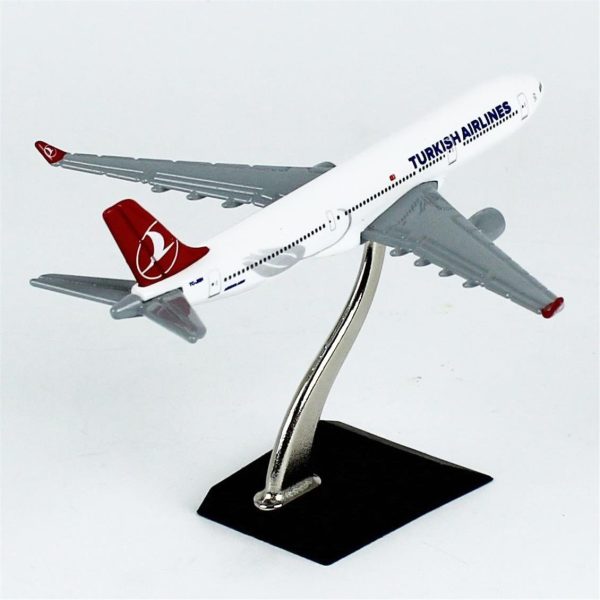 1/250 Turkish Airlines Logolu Boeing B737-800 Yolcu Uçağı Metal Modeli, THY 055 - Görsel 4
