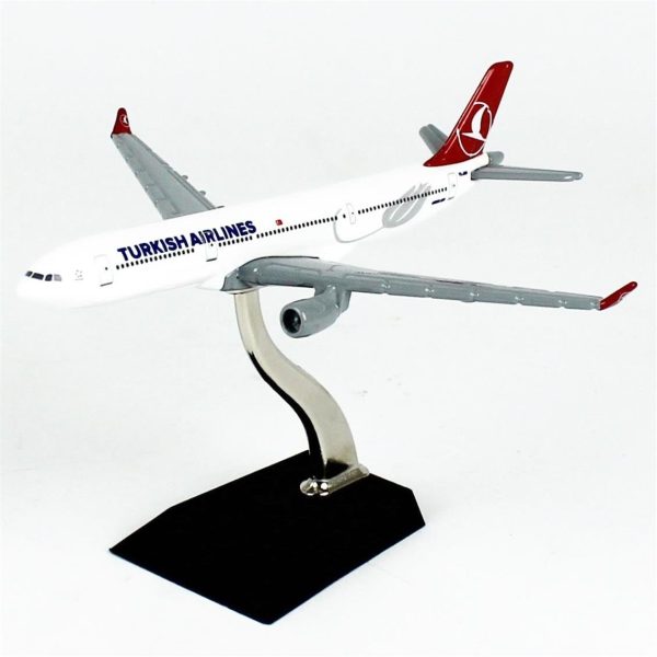 1/250 Turkish Airlines Logolu Boeing B737-800 Yolcu Uçağı Metal Modeli, THY 055 - Görsel 2