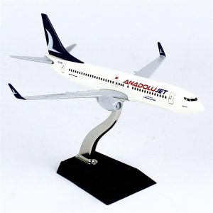 1/250 Anadolu Jet Logolu Boeing B737-800 Yolcu Uçağı Metal Modeli, THY 056
