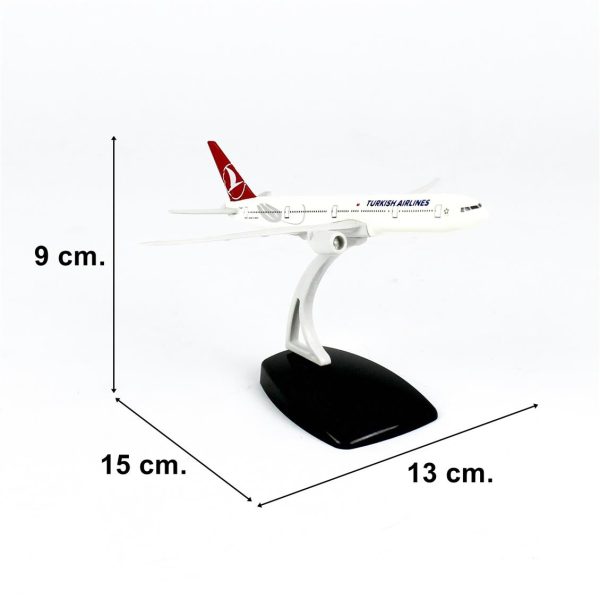 1/500 Lale Logolu Boeing B737-800 Yolcu Uçağı Modeli - Görsel 5