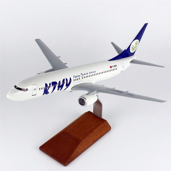 1/100 Kıbrıs K B737-800 Yolcu Uçağı Modeli - Görsel 2