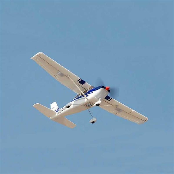 Cessna 182 400 Class Mavi Fırçalı RC Uçak, TopRC 003C - Görsel 3