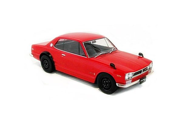 1/18 Nissan Skyline GT-R KPGC 10 Kırmızı Diecast Araba, Triple9 Collection 1800182 - Görsel 2