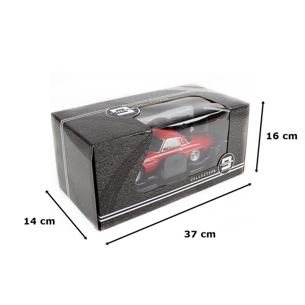 1/18 Mazda Cosmo Sport Kırmızı Diecast Araba, Triple9 Collection 1800188 - Görsel 5