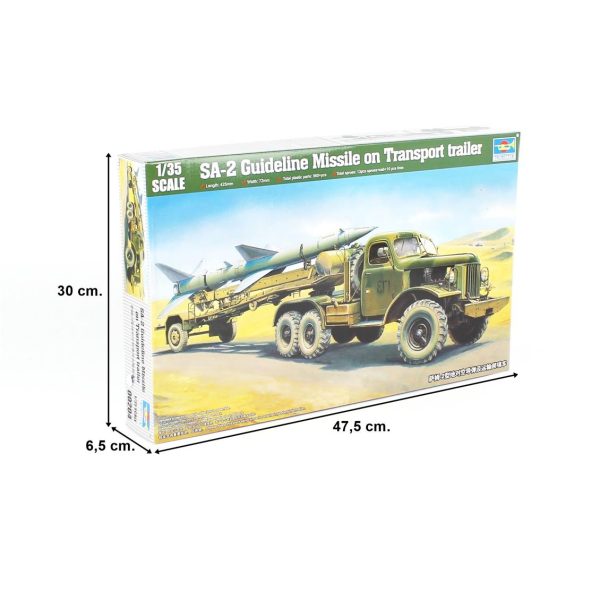 1/35 Sam-2 Missile Füzesi Taşıyan Çekici Maketi, Trumpeter 00204 - Görsel 5