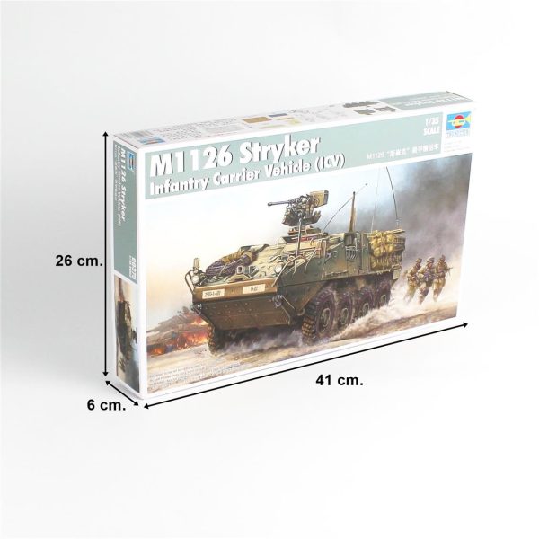 1/35 Stryker ICV Hafif Zırhlı Araç Maketi, Trumpeter 00375 - Görsel 5