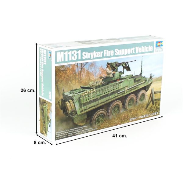 1/35 M1131 Stryker FSV Ateş Destek Aracı Maketi, Trumpeter 00398 - Görsel 5