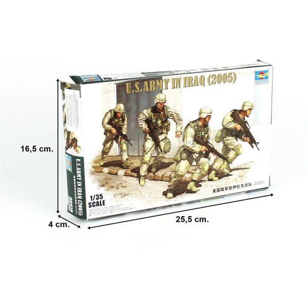 1/35 Amerikan Askerleri Irak'ta (2005) Figürleri Maketi, Trumpeter 00418 - Görsel 5