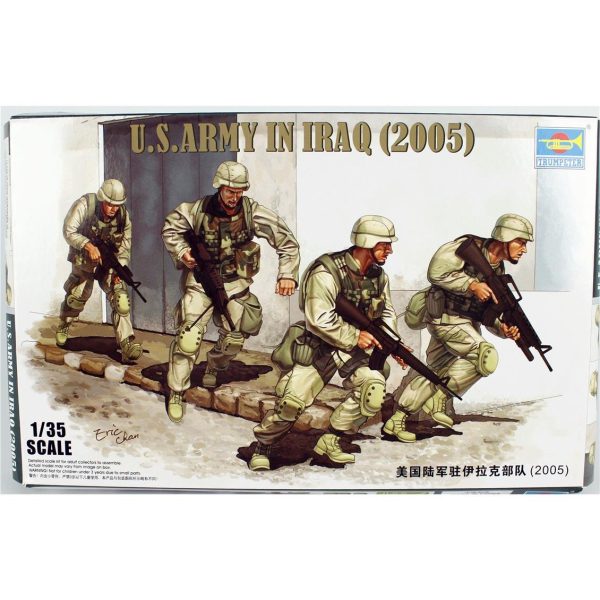 1/35 Amerikan Askerleri Irak'ta (2005) Figürleri Maketi, Trumpeter 00418