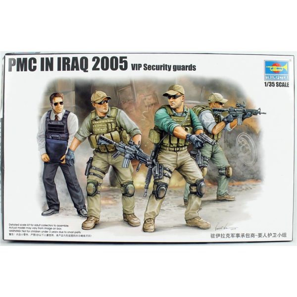 1/35 PMC-VIP Koruma Tim Irak'ta Figürleri Maketi, Trumpeter 00420