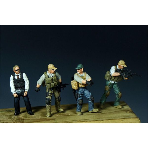 1/35 PMC-VIP Koruma Tim Irak'ta Figürleri Maketi, Trumpeter 00420 - Görsel 2