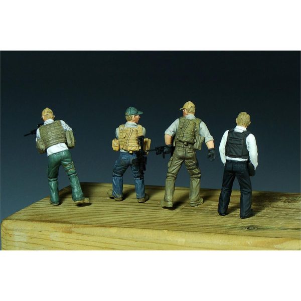 1/35 PMC-VIP Koruma Tim Irak'ta Figürleri Maketi, Trumpeter 00420 - Görsel 3