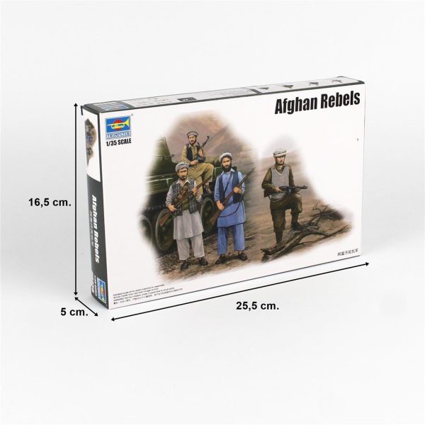 1/35 Afgan İsyancı Figürleri Maketi, Trumpeter 00436 - Görsel 4