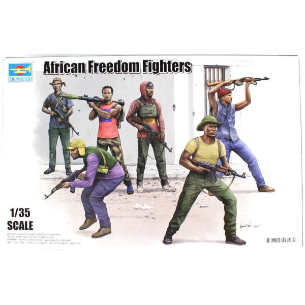 1/35 Afrikalı Özgürlük Savaşçısı Figürleri Maketi, Trumpeter 00438
