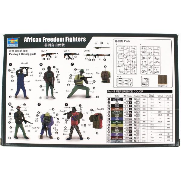 1/35 Afrikalı Özgürlük Savaşçısı Figürleri Maketi, Trumpeter 00438 - Görsel 2