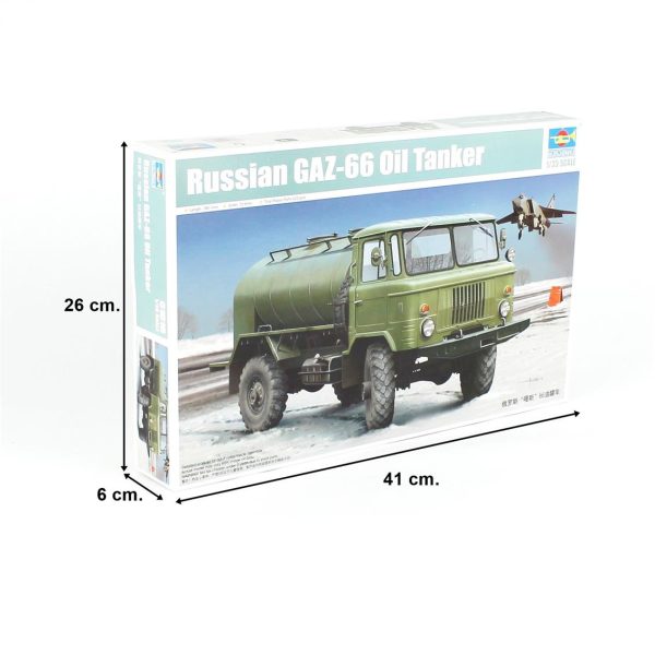 1/35 Rus GAZ-66 Yağ Tankeri Maketi, Trumpeter 01018 - Görsel 5