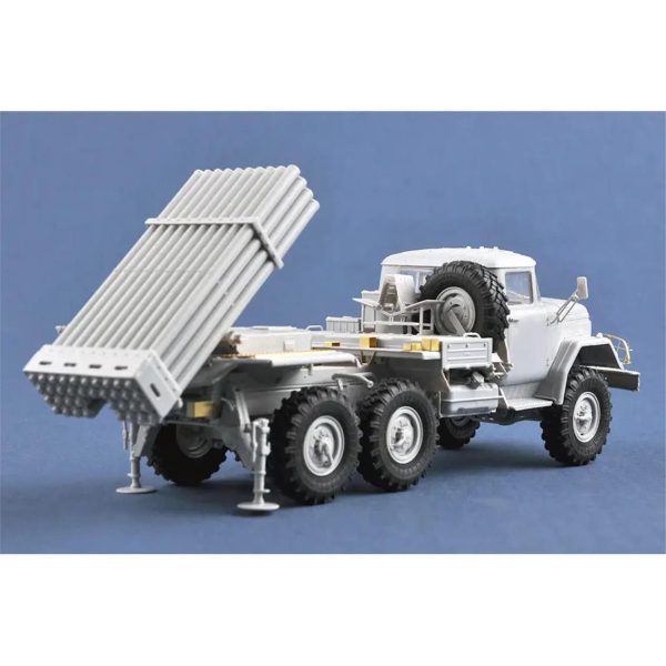 1/35 Rus 9P138 Grad-1 ve Zil-131 Mobil Füze Rampası Maketi, Trumpeter 01032 - Görsel 2