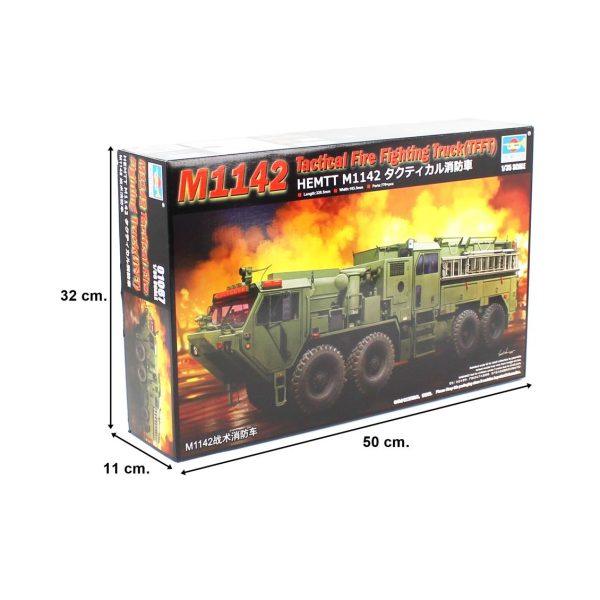 1/35 M1142 Taktik Yangın Söndürme Kamyonu (TFFT) Maketi, Trumpeter 01067 - Görsel 5