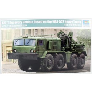 1/35 KET-T Kurtarma Aracı ve MAZ-537 Ağır Kamyonu Maketi, Trumpeter 01079