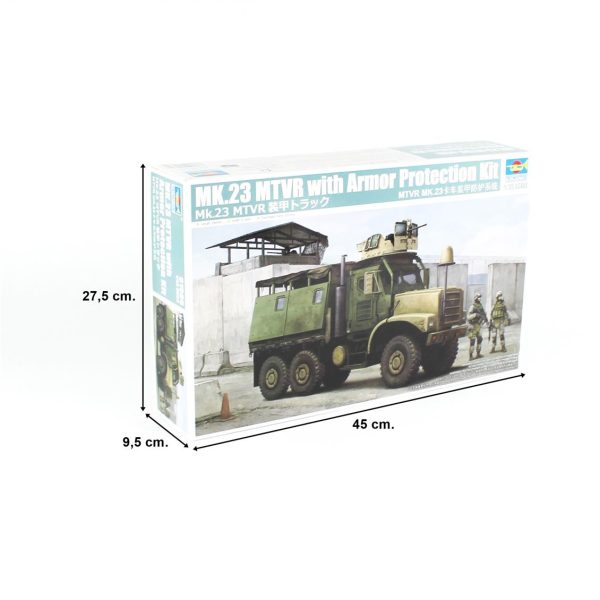 1/35 MK.23 MTVR Zırhlı Kamyon Maketi, Trumpeter 01080 - Görsel 5